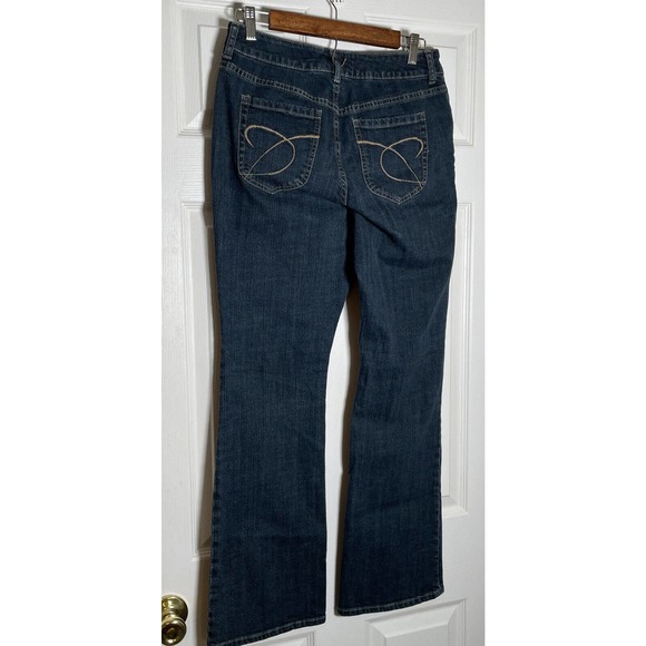 Chicos Platinum Charm MR Blue Denim Jeans Bootcut Size 1 Regular Woman’s - Picture 6 of 8